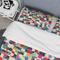 Designart 'Geometric Pattern with Circles' Modern & Contemporary Bedding Set - Duvet Cover & Shams